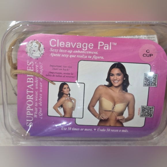 Cleavage Pal Lace-Up Enhancement Bra C Cup NEW in Unopened Package - Picture 1 of 4